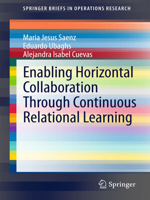 cover image of Enabling Horizontal Collaboration Through Continuous Relational Learning